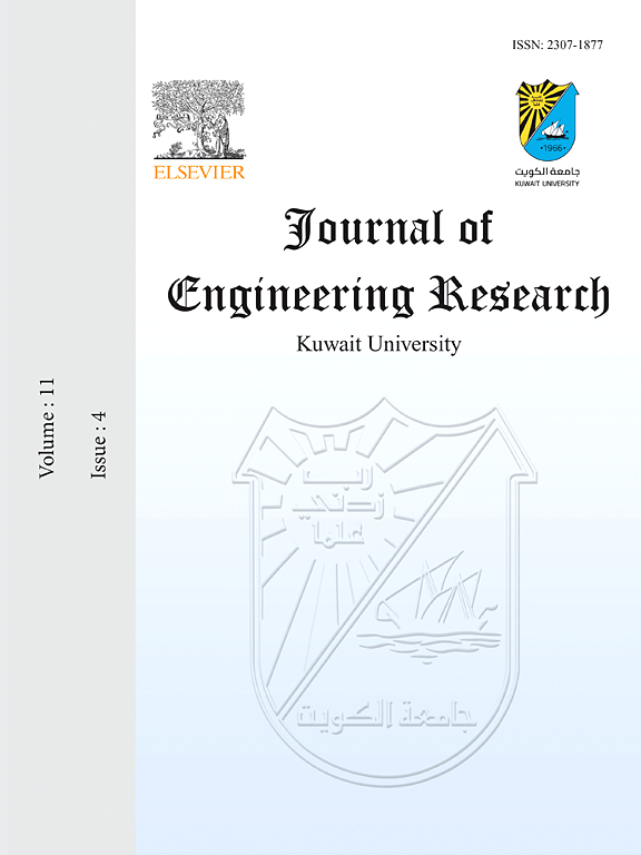 Go to journal home page - Journal of Engineering Research